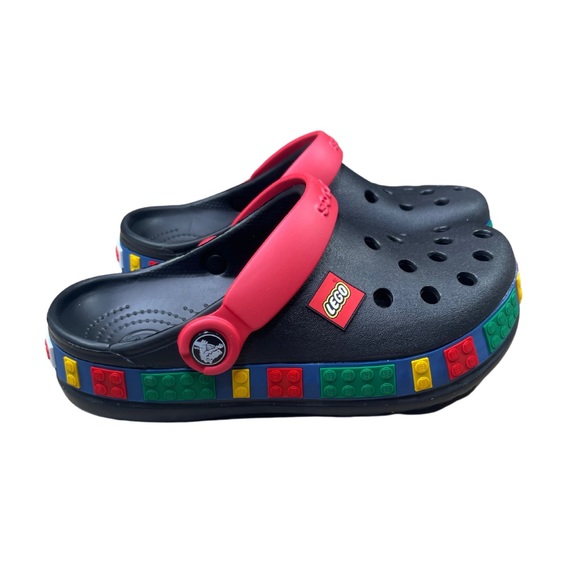 Crocs Kids' Crocband LEGO Clogs Black - Picture 4 of 8